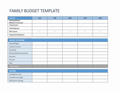 Family budget template. Things To Know About Family budget template. 